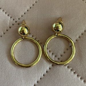 Eddie Borgo Small Sphere Hoop Earrings